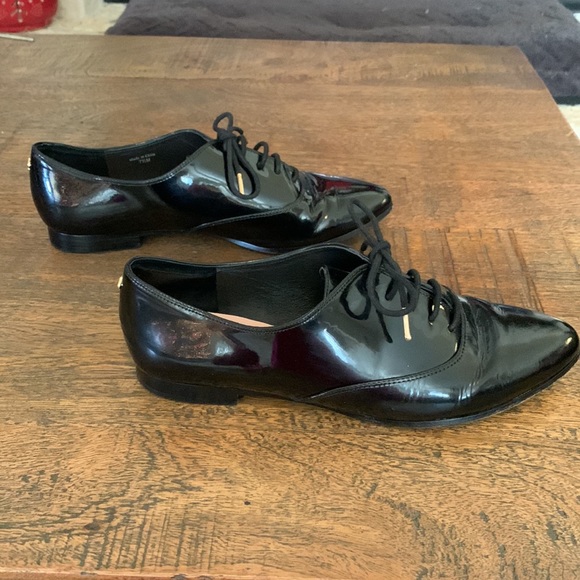 ♠️ Kate Spade Black Patent Leather Flats  ♠️ - Picture 5 of 9